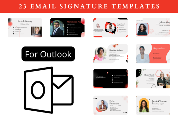 23 Email Signatures Templates Outlook for Professional Graphics