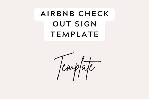 Airbnb Superhost Check out Template: Graphics & Print Templates Review