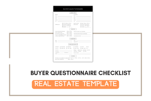 Buyer Questionnaire Checklist Template: Essential Graphics for Modern Publishing