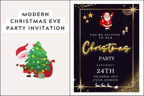Christmas Eve Party Invitation Template Review