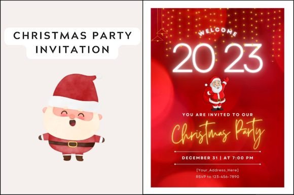 Christmas Party Invitation Sharable: A Freebies Graphics Review for Publishers