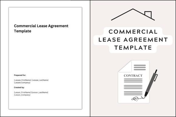 Commercial Lease Agreement Template in Graphic Templates