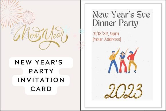 Custom New Year Party Invitation Card: A Graphic Templates Review
