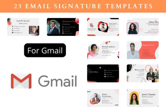 Email Signature Templates for Gmail Free: Graphics & Freebies