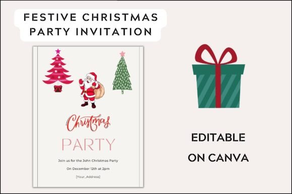 Festive Christmas Eve Party Invitation Review