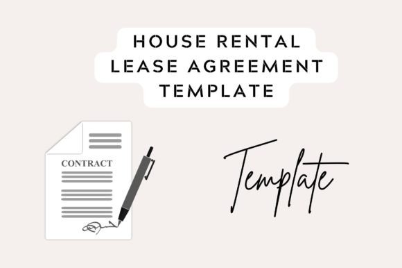House Rental Lease Contract Template for Graphic Templates