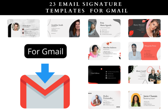Premium Gmail Signature Templates for Creative Graphics