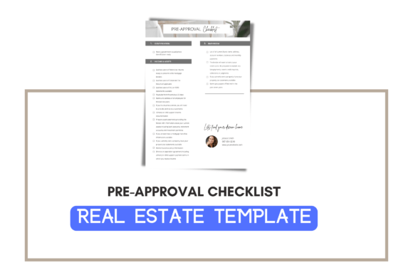 Premium Pre Approval Template for Graphics and Print Templates