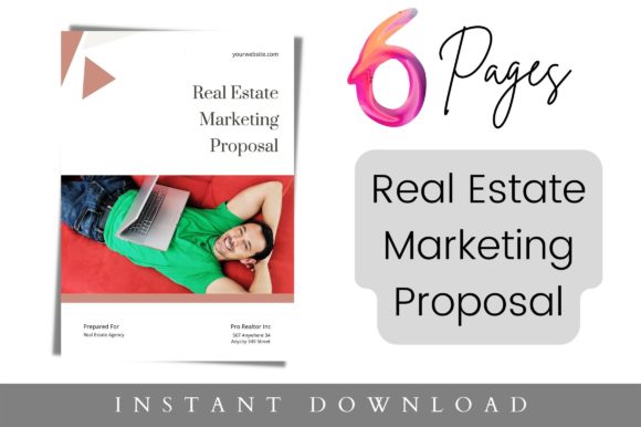 Real Estate Marketing Proposal Graphics and Print Templates Review