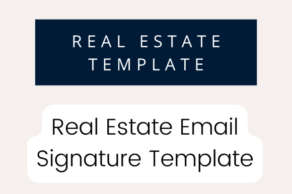 Realtor Email Signature - Editable: A Designer's Take on Premium Graphics