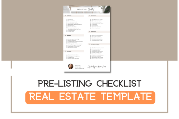 Realtor Pre Listing Checklist Template
