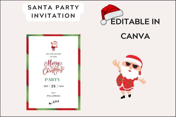 Santa Party Invitation Card: A Graphic Templates Review